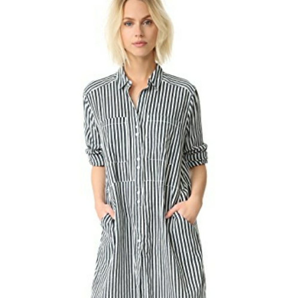 Free People Faded in the Morning Linen Dress Med - Picture 2 of 6